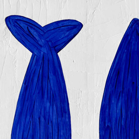Fish No. 5 Abstract Mixed Media Painting Buy Now on Artezaar.com Online Art Gallery Dubai UAE
