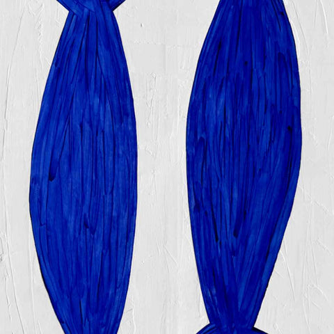 Fish No. 5 Abstract Mixed Media Painting Buy Now on Artezaar.com Online Art Gallery Dubai UAE