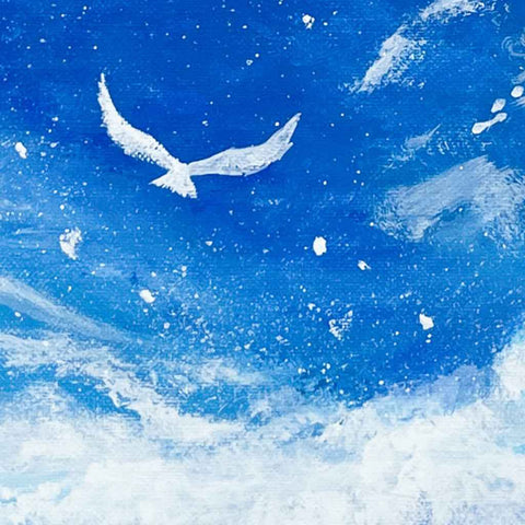 Flight - Acrylic Painting - Artezaar.com Online Art Gallery