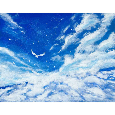 Flight - Acrylic Painting - Artezaar.com Online Art Gallery