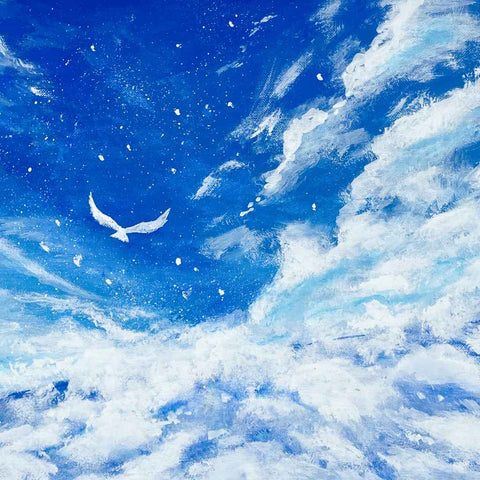 Flight - Acrylic Painting - Artezaar.com Online Art Gallery