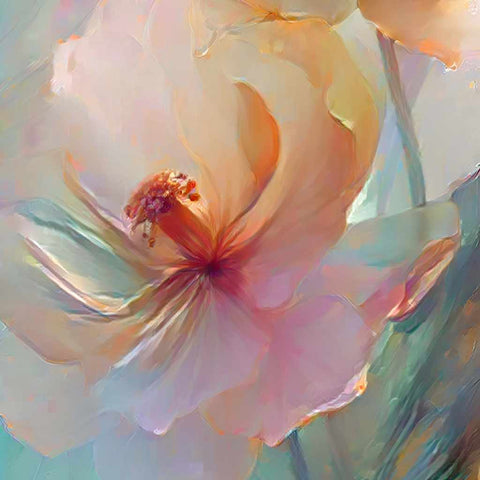 Floral Harmony Digital Painting Buy Now on Artezaar.com Online Art Gallery Dubai UAE