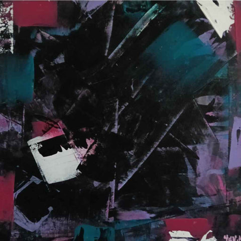 For the Love of Cyberpunk Acrylic Painting Buy Now on Artezaar.com Online Art Gallery Dubai UAE