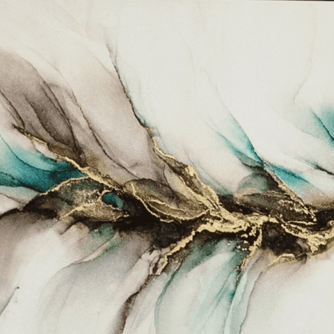 Fragility 3 - Alcohol Inks Painting - Artezaar.com Online Art Gallery