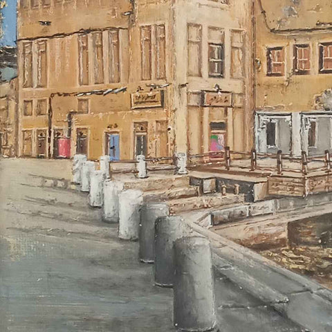 From The Banks Of Al Seef - Acrylic Painting - Artezaar.com Online Art Gallery