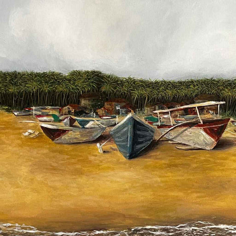From sea to the land Acrylic Painting Buy Now on Artezaar.com Online Art Gallery Dubai UAE