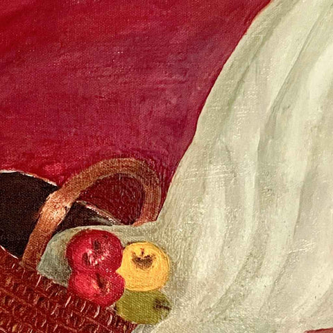 Fruit Basket Fine Oil Painting Buy Now on Artezaar.com Online Art Gallery Dubai UAE