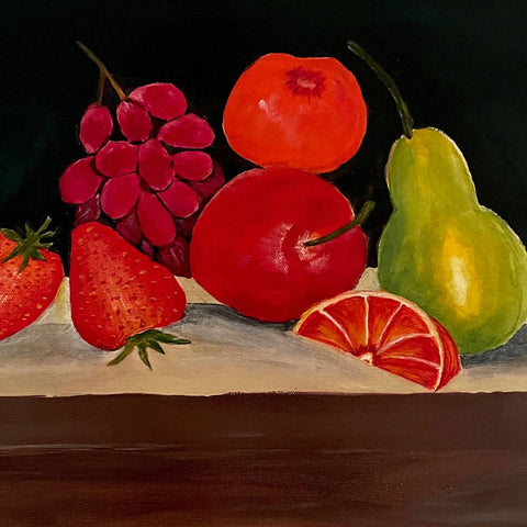 Fruits Fine Acrylic Painting Buy Now on Artezaar.com Online Art Gallery Dubai UAE