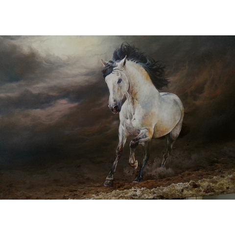 Gale And Grace  - Oil Painting - Artezaar.com Online Art Gallery