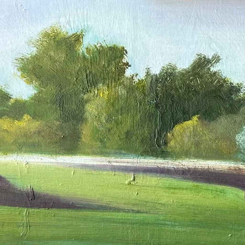Garden Edge Oil Painting Buy Now on Artezaar.com Online Art Gallery Dubai UAE
