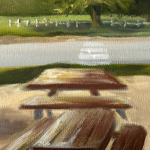 Gathering Quiet at Richmond Park Oil Painting Buy Now on Artezaar.com Online Art Gallery Dubai UAE