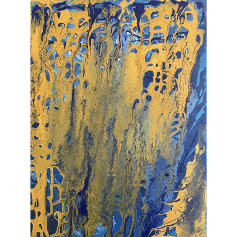 Gilded Tides - Mixed Media - Artezaar.com Online Art Gallery