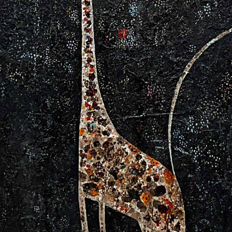 Giraffe - Starry Sky Night Acrylic Painting Buy artworks, home décor accessories, photography, digital prints and paintings online on Artezaar.com Online Art Gallery in Dubai UAE.