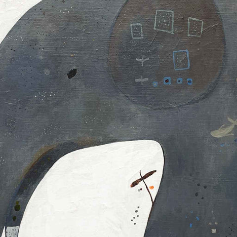 Giraffe with Phantom Acrylic Painting Buy Now on Artezaar.com Online Art Gallery Dubai UAE