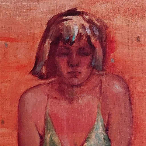 Girl in a Swimsuit Fine Oil Painting Buy Now on Artezaar.com Online Art Gallery Dubai UAE