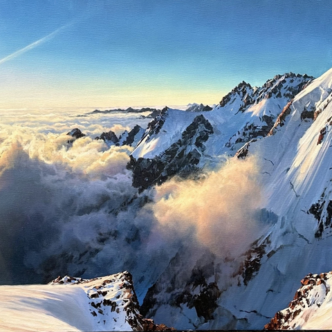 Glacial Majesty - Oil Painting - Artezaar.com Online Art Gallery