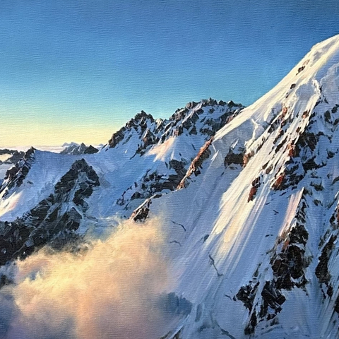 Glacial Majesty - Oil Painting - Artezaar.com Online Art Gallery