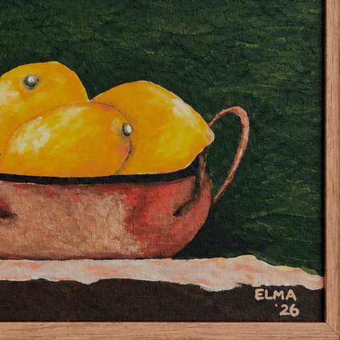 Golden Abundance - Acrylic Painting - Artezaar.com Online Art Gallery