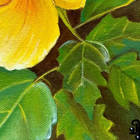 Golden Bloom - Oil Painting - Artezaar.com Online Art Gallery