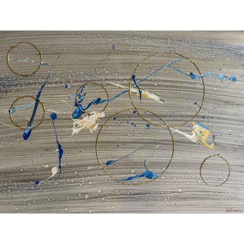 Golden Circle - Acrylic Painting - Artezaar.com Online Art Gallery