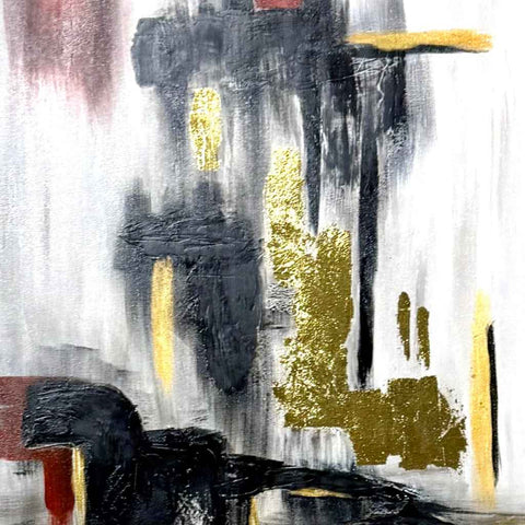 Golden Falls Acrylic Painting Buy Now on Artezaar.com Online Art Gallery Dubai UAE