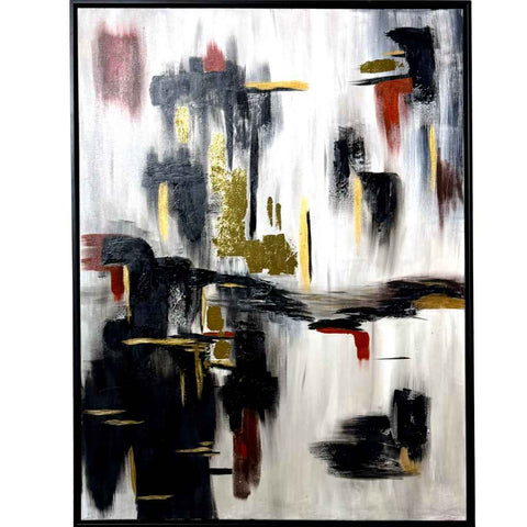 Golden Falls Acrylic Painting Buy Now on Artezaar.com Online Art Gallery Dubai UAE