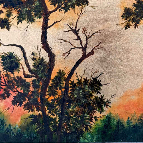 Golden Horizon - Oil Painting - Artezaar.com Online Art Gallery