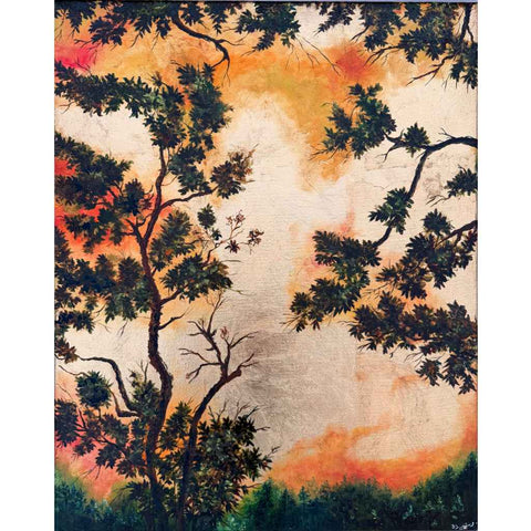 Golden Horizon - Oil Painting - Artezaar.com Online Art Gallery