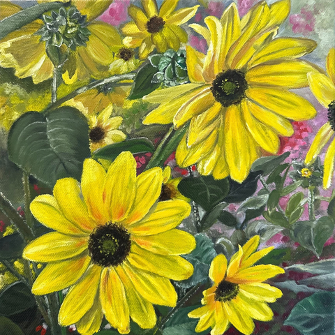 Golden Radiance  - Oil Painting - Artezaar.com Online Art Gallery
