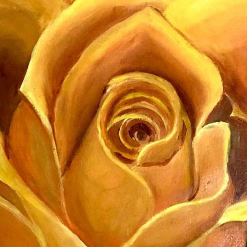 Golden Serenade Oil Painting Buy Now on Artezaar.com Online Art Gallery Dubai UAE