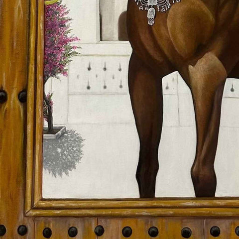 Grace Through the Gate Oil Painting Buy Now on Artezaar.com Online Art Gallery Dubai UAE