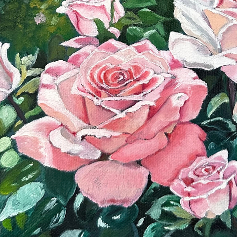 Graceful Garden - Oil Painting - Artezaar.com Online Art Gallery