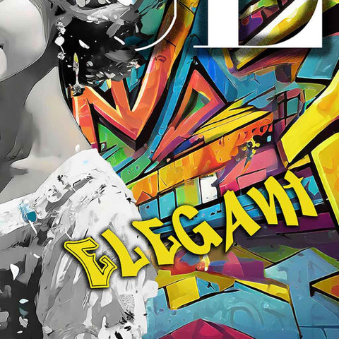 Graffiti Glamour Abstract Digital Art Buy now on artezaar.com Online Art Gallery