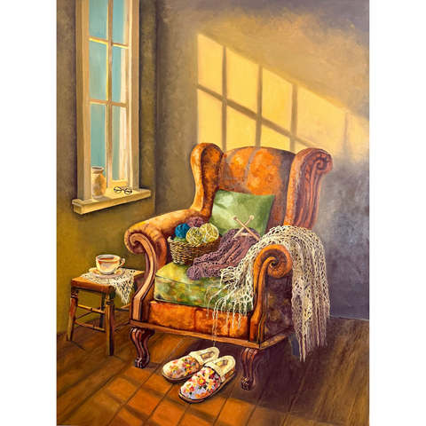 Grandma's House - Oil Painting - Artezaar.com Online Art Gallery