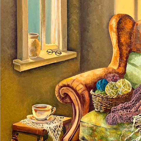 Grandma's House - Oil Painting - Artezaar.com Online Art Gallery