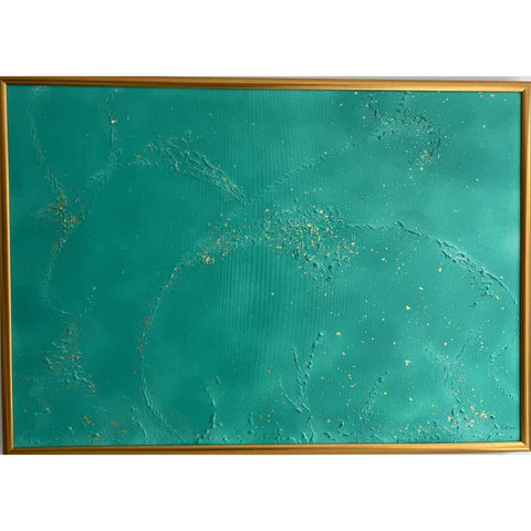 Green Climbing Plant - Acrylic Painting - Artezaar.com Online Art Gallery