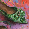 Green Shoes Fine Oil Painting Buy Now on Artezaar.com Online Art Gallery Dubai UAE