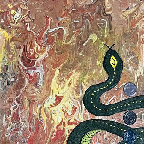 Ground Yourself Acrylic Painting Buy Now on Artezaar.com Online Art Gallery Dubai UAE