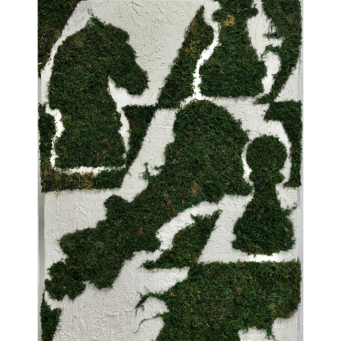 Guided By Shadows And Contours  - Mixed Media Painting - Artezaar.com Online Art Gallery