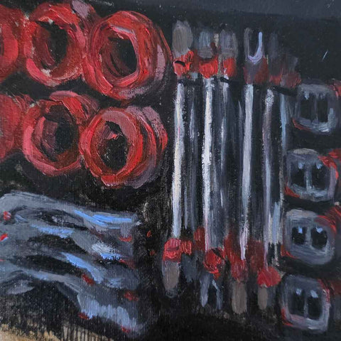 Gym Studio Oil Painting Buy Now on Artezaar.com Online Art Gallery Dubai UAE