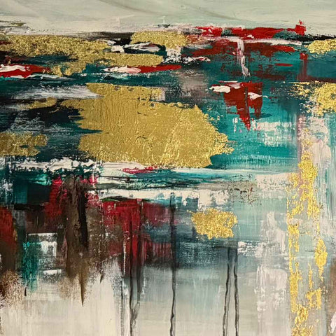 Harmony Abstract Acrylic Painting Buy Now on Artezaar.com Online Art Gallery Dubai UAE