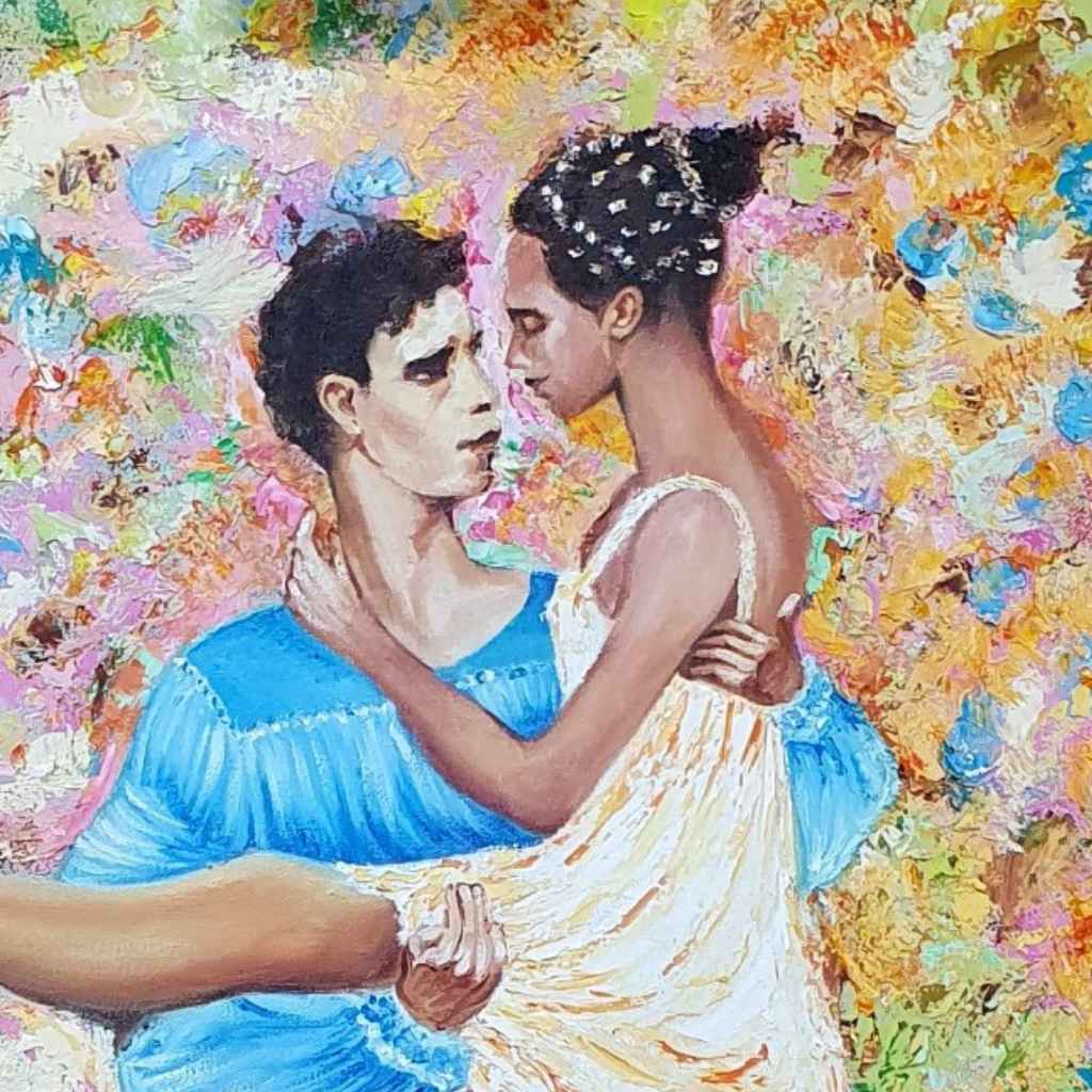 Harmony in Motion | Oil Painting | Artezaar.com Art Gallery Dubai ...