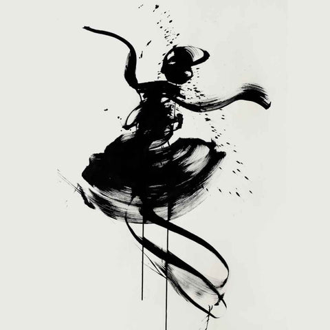 Harmony in motion - Series Abstract Calligraphy Painting Buy Now on Artezaar.com Online Art Gallery Dubai UAE