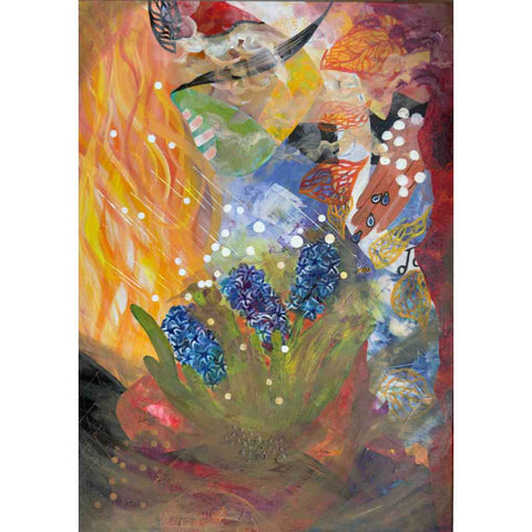 Hearken Abstract Acrylic Painting Buy Now on Artezaar.com Online Art Gallery Dubai UAE