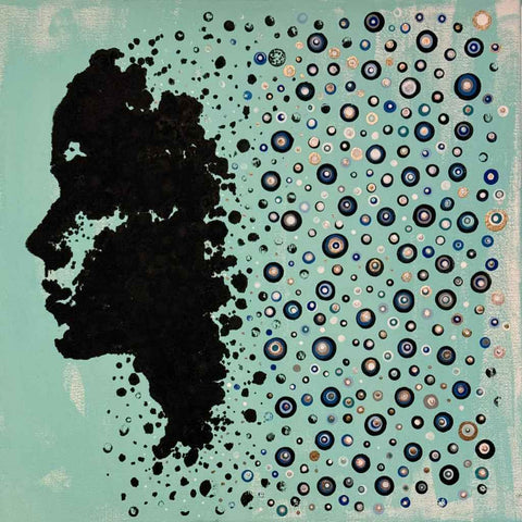 Her Thoughts Acrylic Painting Buy Now on Artezaar.com Online Art Gallery Dubai UAE