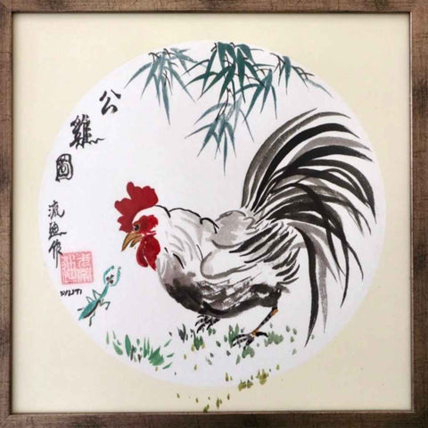 Herald of Dawn Mixed Media Painting Buy Now on Artezaar.com Online Art Gallery Dubai UAE