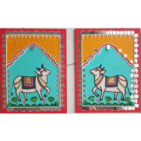 Holy Cow Fine Mixed medial Painting Buy Now on Artezaar.com Online Art Gallery Dubai UAE