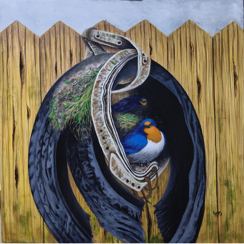 Home Is Where The Heart Is - Acrylic Painting - Artezaar.com Online Art Gallery