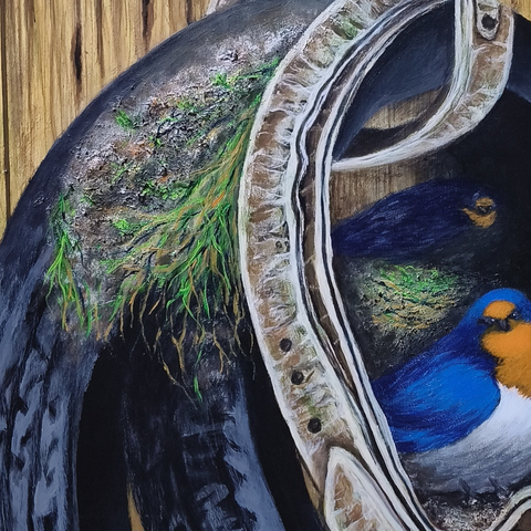 Home Is Where The Heart Is - Acrylic Painting - Artezaar.com Online Art Gallery