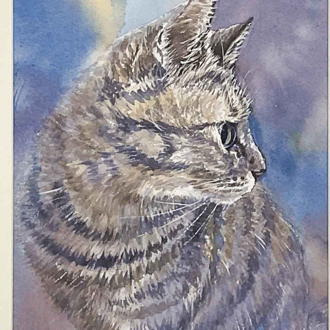 Huh? - Watercolor Painting - Artezaar.com Online Art Gallery